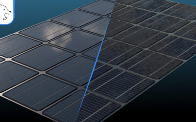 Texture procédurale de panneau solaire